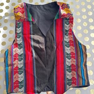 Colorful Striped Vest